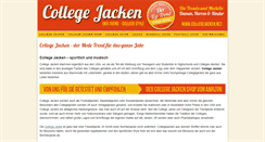 Desktop Screenshot of collegejacken.net